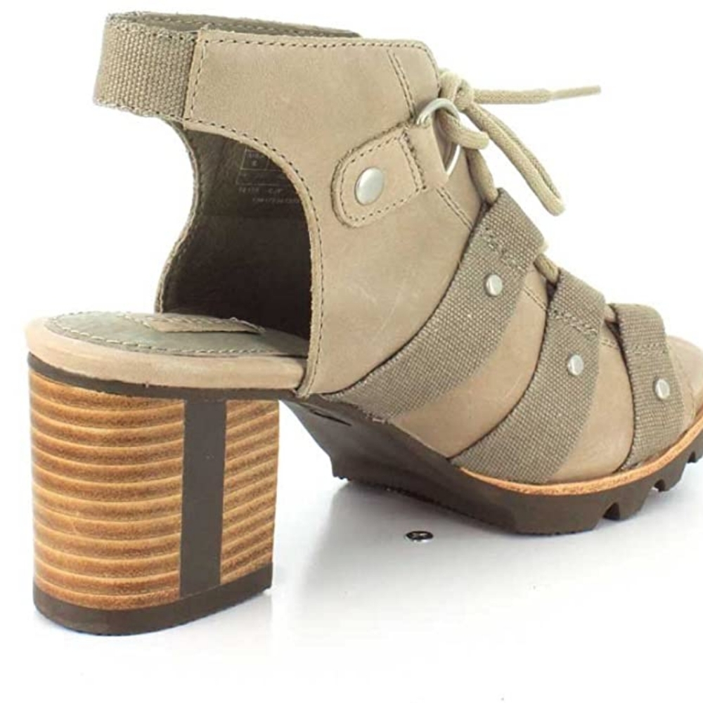 Sorel Addington Sandals Pebble-Silver Sage - Picture 3 of 14